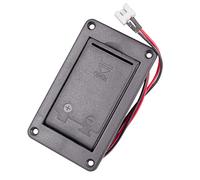 Glakyur 9V Mount Guitar Active Pickup Battery Cover Hold Box Battery Storage Case for Electric Guitar Bass Accessory