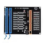 Glakyur AGP PCI-E X16 Dual- Display Video Card Checker Tester Graphics Card Diagnostic Tool
