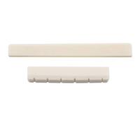 Glakyur Classical Guitar Bone Slotted Saddle Nut Set