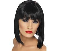 Smiffys Womens/Ladies Glam Wig (One Size) (Black)