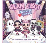Glam & Boo: Monster Fashion Week: 50 images - Fashion Meets Fright in This Adorable Coloring Adventure
