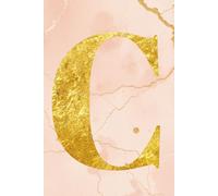 Glam initial Notebook: Libreta personalizada con inicial