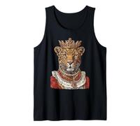 Glam Leopard Glamorous Feline Animal Boujee Aesthetic Tank Top