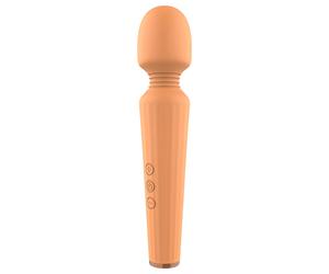 Glam - Rechargeable Massaging Vibrator (Orange)