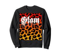 Glam Rock/Glamorous - Animal Print, Punk Sweatshirt