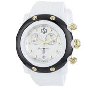 Glam Rock Women's GR62109 Miami Beach Silver Dial White Silicone Watch