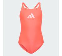 adidas Girl's Glam X-Back Swimsuit Kids Swimwear, Solar Turbo, 9-10 Years