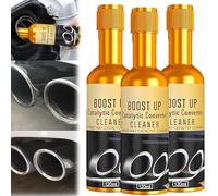 Glamatics Catalytic Cleaner, 2 Pcs Catalytic Converter Cleaner, Fuel and Exhaust System Cleaner, Easy to Clean Car Cleaner Catalyst, Fixes Rough Running Engines (3pcs)