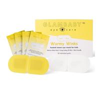 GlamBaby Warmy Winks Self-Heating Eye Mask for Kids - Heated Warm Compress for Dry Eyes, Irritation & Puffiness - Disposable Eye Mask for Children’s Eye Relief & Relaxation (30 Individual Units)