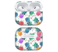 GlamCase Compatible with AirPods Pro 2nd Generation - Pineapple Watercolored Design Printed Cute Plastic Hard Snap on Protective Designer Back AirPod Case/Cover for AirPods Pro 2.