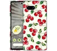 GlamCase for Google Pixel 7A 5G, Pixel 7A Case - Cherry Watercolor Pattern Printed Slim & Sleek Cute Plastic Hard Protective Designer Back Case for Google Pixel 7A 5G Multicolor