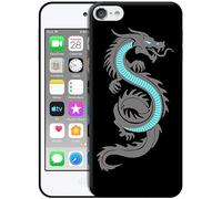 GlamCase for iPod Touch 7th / 6th / 5th Generation - Dragon Design Printed Slim & Sleek Cute Plastic Hard Protective Designer Back Case/Cover for iPod Touch 7/6 / 5