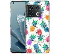 GlamCase for OnePlus 10 Pro, OnePlus 10 Pro Case - Pineapple Watercolored Design Printed Slim & Sleek Cute Plastic Hard Snap on Protective Designer Back Phone Case/Cover for OnePlus 10 Pro