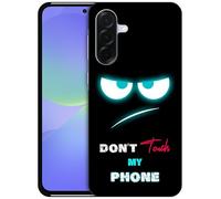 GlamCase for Samsung Galaxy A36 5G, Samsung A36 Case - Don't Touch My Phone with Teal Eyes Design Printed Slim & Sl ute Plastic Hard Protective Designer Back Phone Case/Cover for Samsung A36