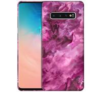 GlamCase for Samsung Galaxy S10 Plus, Samsung S10 Plus Case - Marble Pink Abstract Printed Slim & Sl ute Hard Plastic Snap on Protective Back Phone Case/Cover for Samsung S10 Plus