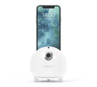 Glamcor Star Tracker | 2-Axis AI-Powered Auto Face Tracking, No APP Needed, fits Camera, Ipad Lights with Media Attachment (White)