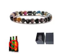 Glame Anti Alcohol Bracelet - 2025 GM Magnetic Sobriety Bracelet for Men & Women, Reduces Alcohol Cravings, Relieves Anxiety & Withdrawal Stress, Natural Support for Quitting Drinking (A10)