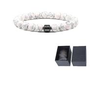 Glame Anti Alcohol Bracelet - 2025 GM Magnetic Sobriety Bracelet for Men & Women, Reduces Alcohol Cravings, Relieves Anxiety & Withdrawal Stress, Natural Support for Quitting Drinking (1 * White)