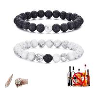 Glame Anti Alcohol Bracelet,2025 Sobriety Bracelet,Adjustable Glame An-ti Al-cohol Brace-let, Relieve Anxiety and Stress, Reduce the Urge to Drink, Magnetic Sobriety Bracelets for Men & Women (B4)