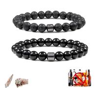 Glame Anti Alcohol Bracelet,2025 Sobriety Bracelet,Adjustable Glame An-ti Al-cohol Brace-let, Relieve Anxiety and Stress, Reduce the Urge to Drink, Magnetic Sobriety Bracelets for Men & Women (B5)
