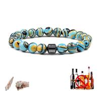 Glame Anti Alcohol Bracelet,2025 Sobriety Bracelet,Adjustable Glame An-ti Al-cohol Brace-let, Relieve Anxiety and Stress, Reduce the Urge to Drink, Magnetic Sobriety Bracelets for Men & Women (A10)