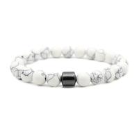 Glame Anti Alcohol Bracelet, Anti Alcohol Bracelet, Reduce the Urge to Drink, Relieves Anxiety, 8mm Adjustable Magnetic Wellness Bracelets, Stylish Unisex Jewelry (D)