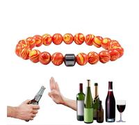 Glame Anti Alcohol Bracelet,Glame International Anti Alcohol Bracelet,Adjustable Reduce the Urge to Drink Cravings and Reduce the Urge to Drink (Red)