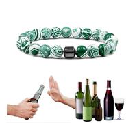 Glame Anti Alcohol Bracelet,Glame International Anti Alcohol Bracelet,Adjustable Reduce the Urge to Drink Cravings and Reduce the Urge to Drink (Green-a)