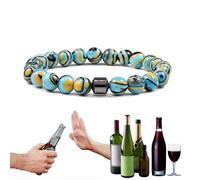 Glame Anti Alcohol Bracelet,Glame International Anti Alcohol Bracelet,Adjustable Reduce the Urge to Drink Cravings and Reduce the Urge to Drink (Blue-a)