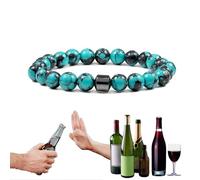 Glame Anti Alcohol Bracelet,Glame International Anti Alcohol Bracelet,Adjustable Reduce the Urge to Drink Cravings and Reduce the Urge to Drink (Green-b)