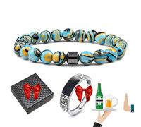 Glame Anti Alcohol Bracelet Magnetic with Enhancement Ring, Stop Drinking Alcohol Bracelet Reduce the Urge to Drink,Relieve Anxiety and Stress (19)