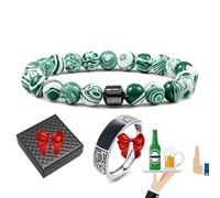 Glame Anti Alcohol Bracelet Magnetic with Enhancement Ring, Stop Drinking Alcohol Bracelet Reduce the Urge to Drink,Relieve Anxiety and Stress (15)