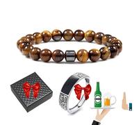 Glame Anti Alcohol Bracelet Magnetic with Enhancement Ring, Stop Drinking Alcohol Bracelet Reduce the Urge to Drink,Relieve Anxiety and Stress (11)
