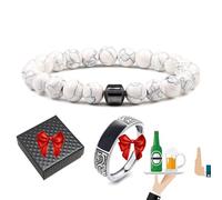 Glame Anti Alcohol Bracelet Magnetic with Enhancement Ring, Stop Drinking Alcohol Bracelet Reduce the Urge to Drink,Relieve Anxiety and Stress (10)