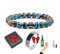 Glame Anti Alcohol Bracelet Magnetic with Enhancement Ring, Stop Drinking Alcohol Bracelet Reduce the Urge to Drink,Relieve Anxiety and Stress (20)