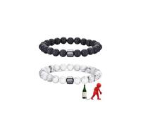 Glame Anti Alcohol Bracelets for Women Men,Anti-Alcohol Bracelet Signal Relief GM Mgnetic Bead Effective in Reducing the Urge to Drink Relieve Anxiety&Stress Jewelry Gifts