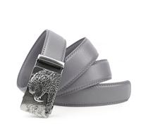 Glamexx24 Men's Eagle Pattern, Wide 35 mm Automatic Buckle Ratchet Belt, Various Colours and Lengths for Men, Gray Belt (Majestic Eagle), Gürtelgröße 115 cm