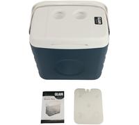 Glamhaus Insulated 26L Food & Drink Cooler Box with 1 Ice Pack in Blue Glamhaus Blue