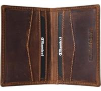 Glamicci Bifold Small Wallet for Men & Women | RFID Blocking Leather Slim Wallet for Men & Card Wallet | Genuine Leather Wallet RCH2HB (Hunter Brown)