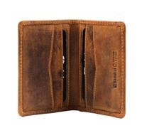 Glamicci Bifold Small Wallet for Men & Women | RFID Blocking Leather Slim Wallet for Men & Card Wallet | Genuine Leather Wallet-RCH2HTNL (Natural Tan)