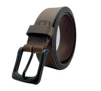 Glamicci Genuine Leather Belt | Trim to Fit | Leather Belts for Men/Women | 1.5"/38mm Wide, up to 43” Waist Strap 125cm/48” RB1(BROWN PULLUP)