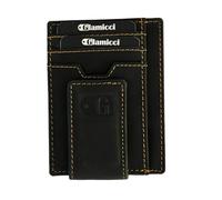 Glamicci Magnetic Money Clip Wallet for Men | Slim Wallet for Men & RFID Blocking Leather Card Holder | Minimalist Wallet for Men-RCH7HBK (Hunter Black)