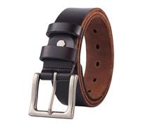 Glamicci Mens Belts Leather | Black Leather Belts for Men | Mens Leather Belts |Black Belt - 1.5" /38mm (1023Brown, 30-32” Waist -105cm/41” Strap)