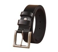 Glamicci Mens Belts Leather | Black Leather Belts for Men | Mens Leather Belts |Black Belt - 1.5" /38mm (1023Black, 34-36” waist -115cm/45” Strap)