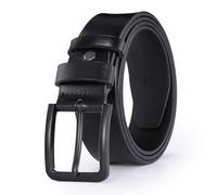 Glamicci Mens Belts Leather | Black Leather Belts for Men | Mens Leather Belts |Black Belt - 1.5" /38mm (78.2Black, 40-42" waist -125cm/49” Strap)