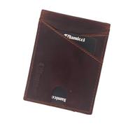Glamicci Money Clip Wallet for Men | Slim Wallet for Men & RFID Blocking Leather Card Holder | Minimalist Wallet for Men (RGTW2HB) (Hunter-Brown)