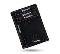 Glamicci Slim Wallet for Men | RFID Protected Minimalist Card Wallet | Credit Card Holder | Slim Mens Wallets & Thin Wallet-RCH1 (Hunter Black)