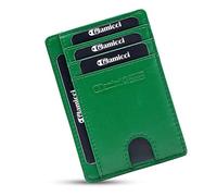 Glamicci Slim Wallet for Men | RFID Protected Minimalist Card Wallet | Credit Card Holder | Slim Mens Wallets & Thin Wallet-RCH1/1A (Green)