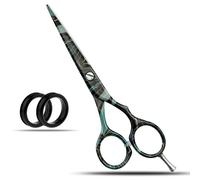 Glamifed Glam Exotic Island Style Hair Scissors 5.5 Inch Offset Design Forged Special German Steel, Hair Cutting Scissors Professional Barber Hairdressing Salon Razor Edge (Exotic Island)