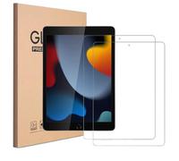 Glamified , glam [2 Pack Tempered Glass Screen Protector For iPad 10.2" 9th 8th 7th Generation 2021/2020/2019 Tempered Glass Film, Anti-Scratch, Impact-Resistant